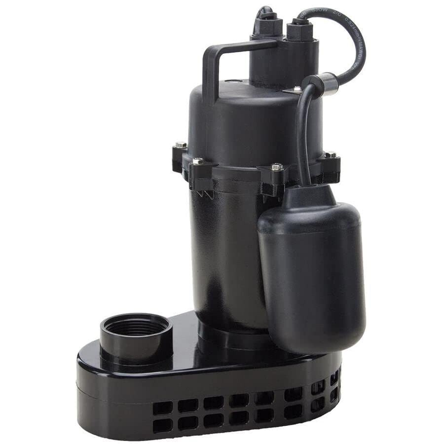 1/2 HP Cast Aluminum Submersible Sump Pump 55 GPM by Utilitech Model 0955624