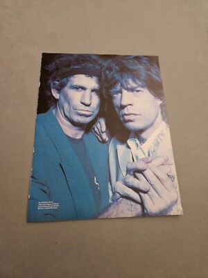 TPEEP02 MAGAZIN BILD 11X8'' MICK JAGGER & KEITH RICHARDS 