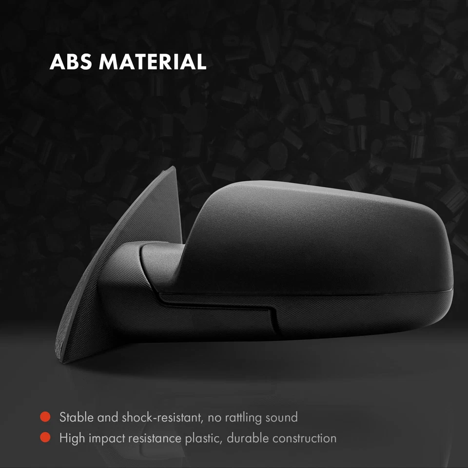 Espejo retrovisor eléctrico negro para conductor y pasajero 2 piezas para Chevy Equinox GMC Terrain Foto 3 de 4