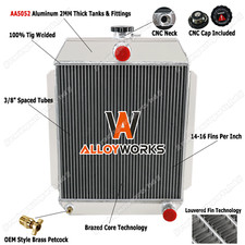 3 Row Aluminum Radiator Fits 1948-1955 1949 50 51 52 54 HOLDEN FX-FJ Manual MT