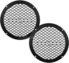 PAIR DS18 PRO-GRILL6MS/BK 6.5" METAL MESH HONEYCOMB CAR SPEAKER SUB GRILLS BLACK