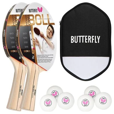 Butterfly Tischtennis Set Timo Boll Bronze 85010 Schläger Racket TT Table Tennis