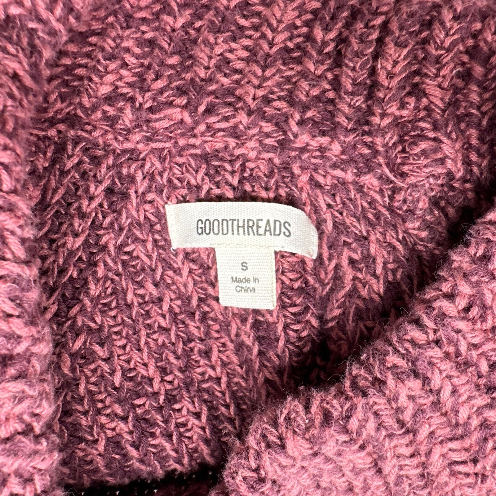 Goodthreads Women's Cotton Shaker Stitch Turtlene… - image 5