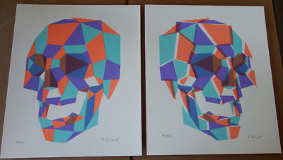 Tim Biskup 2011 VIBRATOR Print Set Signed Numbered #36/55 12x10'' flop doodle NM