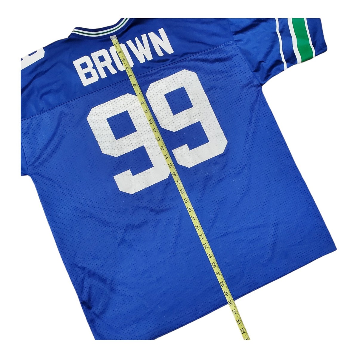 Ｍ＆Ｎ ＮＦＬ SEATTLE SEAHAWKS スタジアム ジャン5L Seattle Seahawks Football Jersey Blue Green Kid's M Boy Girl