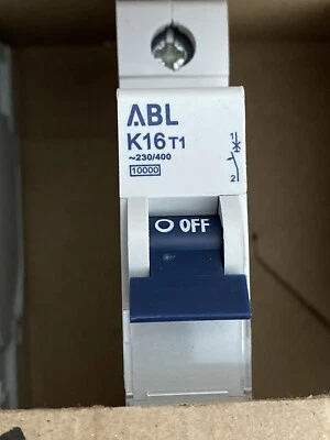 ABL SURSUM Leitungsschutzschalter K16T1 230/400V 16A 1POLIG