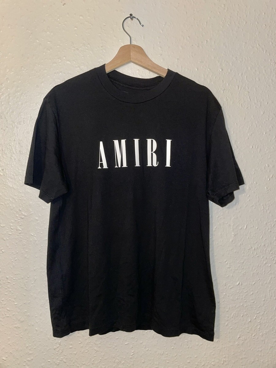 ◆AMIRI◆アミリ コアロゴTシャツ Brand New Amiri Core Logo T-Shirt Black White Size Medium | eBay