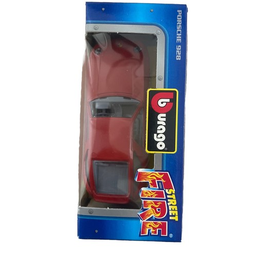 NEW RARE Burago Street Fire 1:43 Porsche 928 Diecast model car #4191 - Picture 2 of 5
