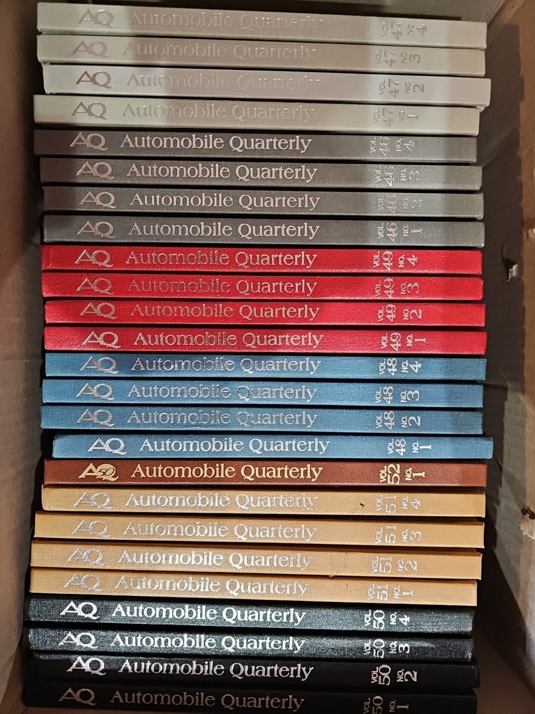 Automobile Quarterly Book Set Collection Vol 1 to Vol 52 + Indexes 1960