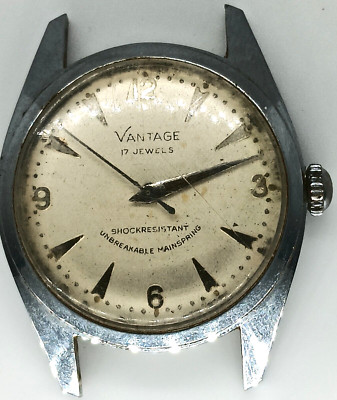 C616 mens Vintage Works Vantage By Hamilton Manual Wind 17J Jewel Old Watch lot