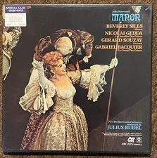MASSENET - MANON 4-LP BOX SET NEW SEALED SILLS/ JULIUS RUDEL