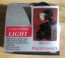Packtronics LT-3 Camcorder Light W/Box