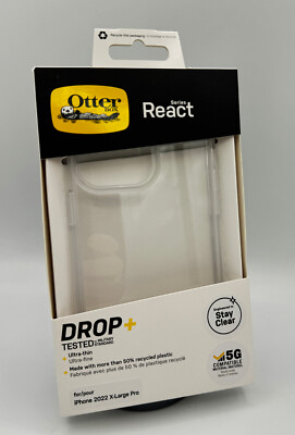 OtterBox Apple iPhone 14 Pro Max React Series Antimicrobial Case - Clear