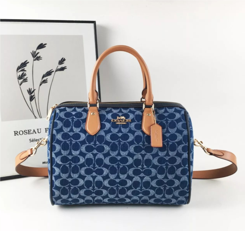 COACH Rowan Large Satchel in Signature Canvas CY699 New Outlet Deal  