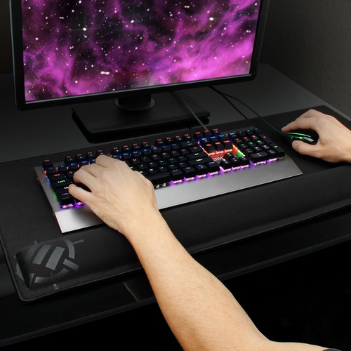 Grand Tapis de Souris de Jeu XXL avec Repose-Poignet Ergonomique en Mousse à ... - Photo 2/9