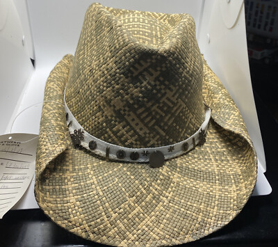Woven Straw Cowboy/Country Hat by Northern Cap Adult