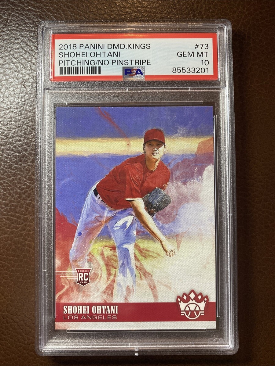 2018 DIAMOND KINGS PITCHING/NO PINSTRIPE #73 SHOHEI OHTANI ROOKIE