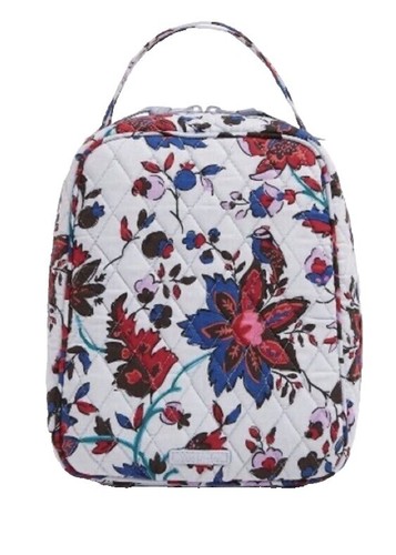 Vera Bradley Blue With Bright Colors Quilted Back Pack | eBay display picture 3