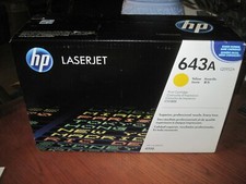 GENUINE HP 643A Q5952A Yellow Toner Cartridge LJ 4700 NEW OEM SEALED FREE SHIP
