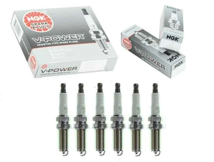 Bujías NGK "V-POWER" (Juego de 6) para Nissan Quest 2004-2009 3,5 L Foto 2 de 2