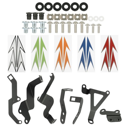 WOLFLINE Belly Pan Engine Spoilers Lower Cowl Guards For Kawasaki Z900 2020-2024 - Picture 39 of 39