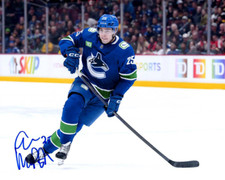 Vancouver Canucks Aidan McDonough Signed Autographed 8x10 NHL Photo COA #4 Vancouver Canucks Aidan McDonough Signed Autographed 8x10 NHL Photo COA #4
