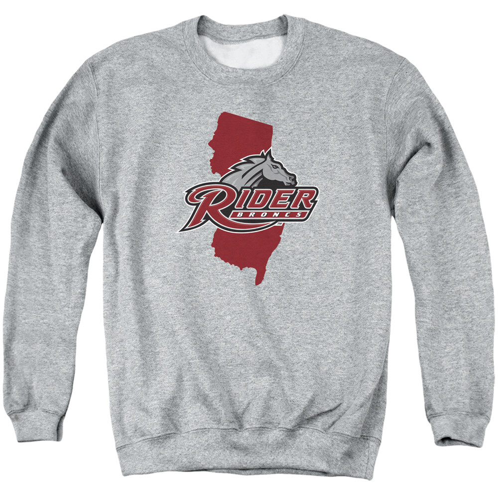 Sweatshirt Riders Rider University Adult Crewneck Sweatshirt State Shape, Athletic ...