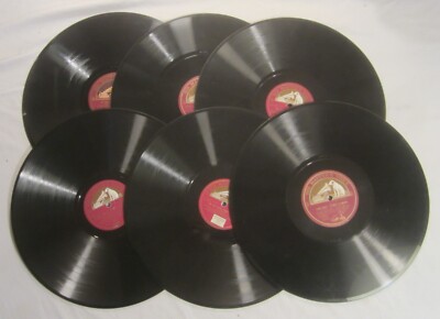 Six 12'' HMV 78's -- Gounod's FAUST - Journet, Vezzani, Berthon -- Incomplete Set