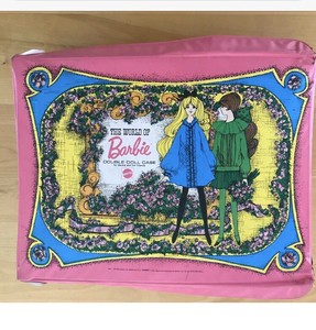 the world of barbie double doll case 1968