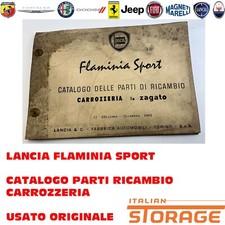 LANCIA FLAMINIA SPORT CATALOGO RICAMBI CARROZZERIA ZAGATO USATO ORIGINALE