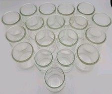 15 Oui Yogurt 3 Petit Pot Pudding Glass Jars for Crafts Storage Clean Empty