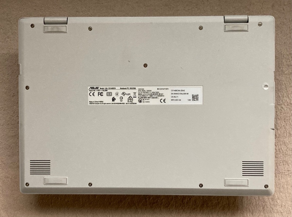 ASUS Chromebook CX1400CN 14 ASUS Chromebook CX1400CN 14