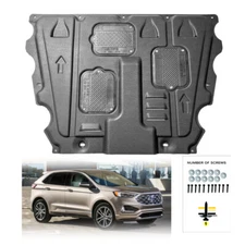 For Ford Edge 2015-2023 Auto Engine Cover Chassis Guards Shield Mud Flaps Black