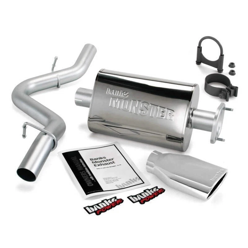 Banks Power 51315 for 04-06 Jeep 4.0L Wrangler Unlimited Monster Exhaust Sys-SS - Image 3 of 4