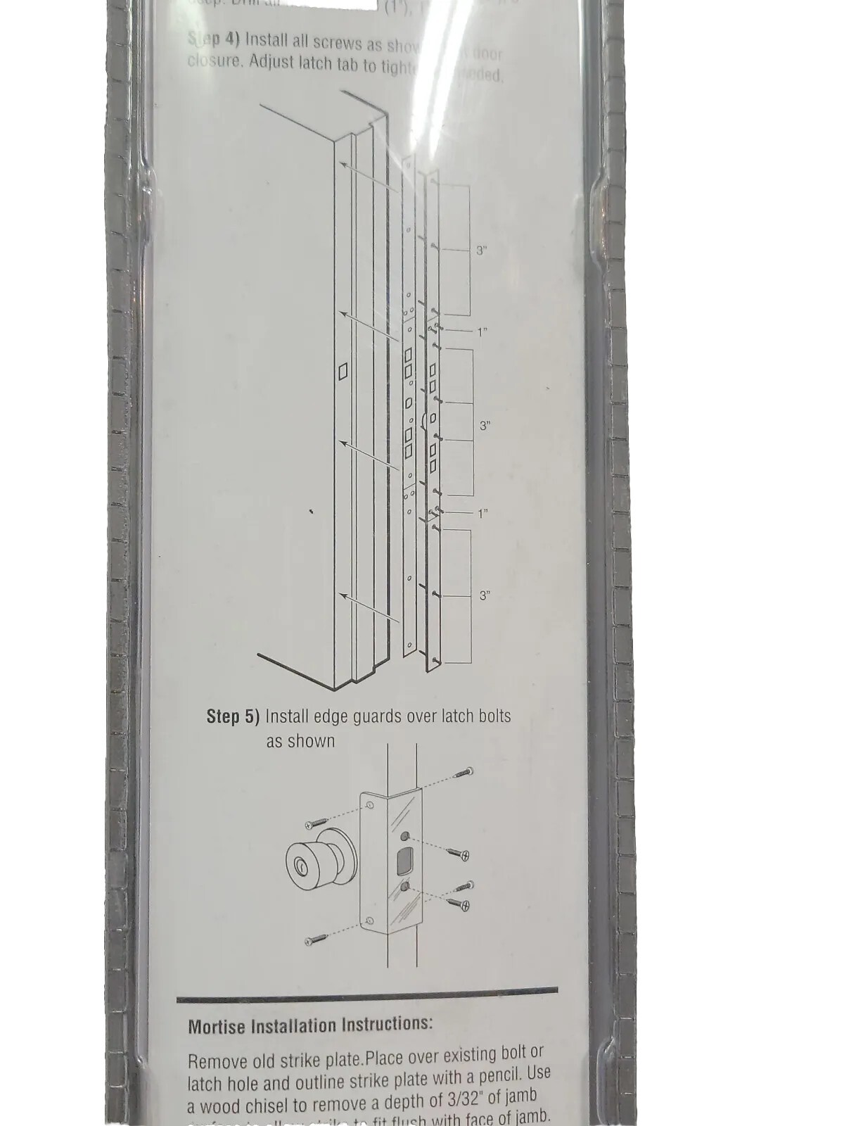 PrimeLine U 11026 door Jamb Repair and Reinforcement Kit 591/2