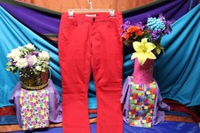 No Boundaries Women's Red Classic Casual Skinny Bottoms Pants Jeans   Size 11