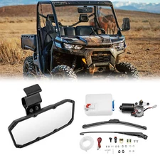 WEISEN Electric Windshield Wiper Motor & Center Mirror For Can-Am Defender HD10