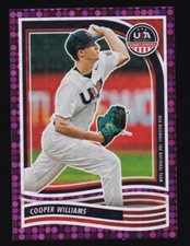 2024 Panini Stars & Stripes COOPER WILLIAMS #57 🔥 Purple /99