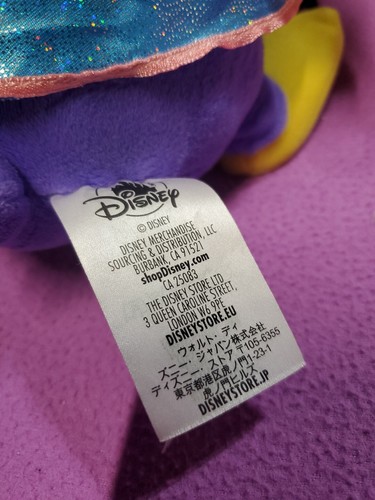 DISNEY Muppet Babies Summer Penguin 10" Plush Stuffed Toy Purple - Picture 7 of 10