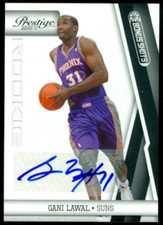 2010-11 Prestige Bonus Shots Black Signatures #244 Gani Lawal #d 26/99 Auto RC