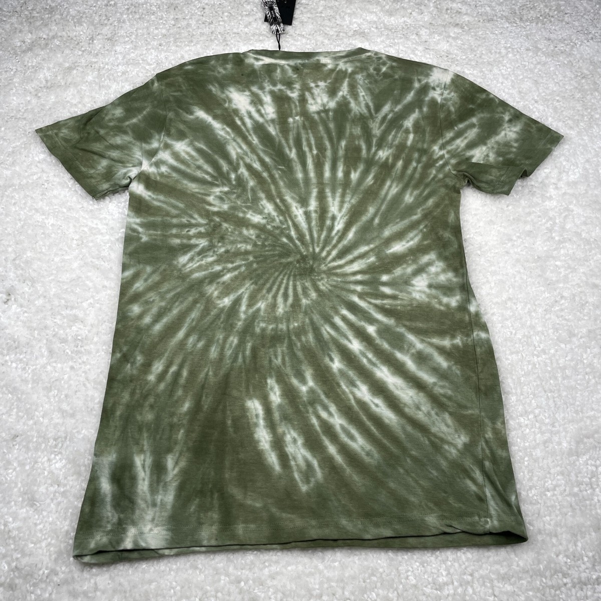 WXYZ T-Shirt Mens Medium Green Tie Dye Tee Motorcycle Biker