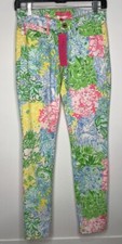 Lilly Pulitzer South Ocean Skinny Pants Multicolor Size 0 NWT