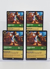 Disney Lorcana Donald Duck - First Mate 80/204 Azurite Sea Uncommon 4 Cards Set