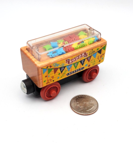 Thomas & Friends Wooden Railway Train Tank Engine - Confetti Car - Party Supply - Picture 1 of 4