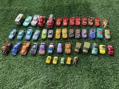 Disney Pixar Cars Diecast 45 Autos Lot/Sammlung Mater, The King, Doc Hudson etc - Bild 1 von 4