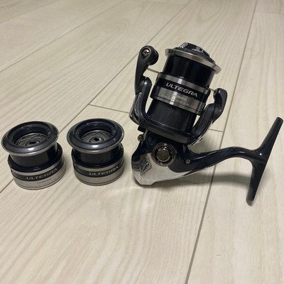 12 Shimano Ultegra 1000S Spinning Reel 2 Spare Spools