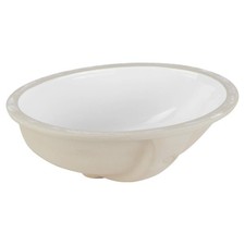 Signature Hardware 447968 Mangrove 17" Vitreous China Undermount Bathroom Sink