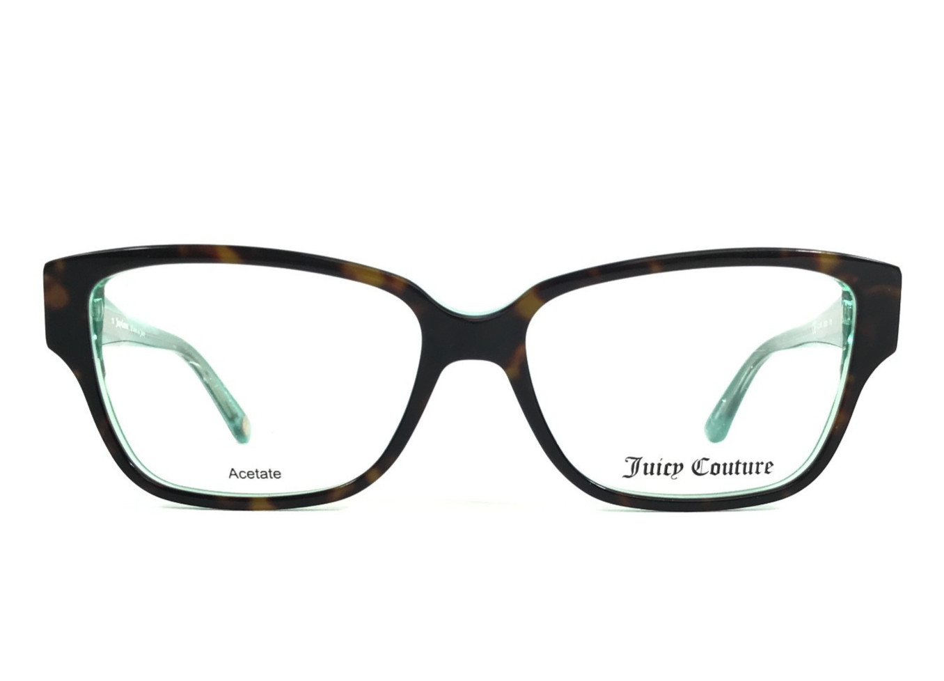 Juicy Couture Eyeglasses Frames JU158 0JSD Tortoise Green Butterfly 52-15-135