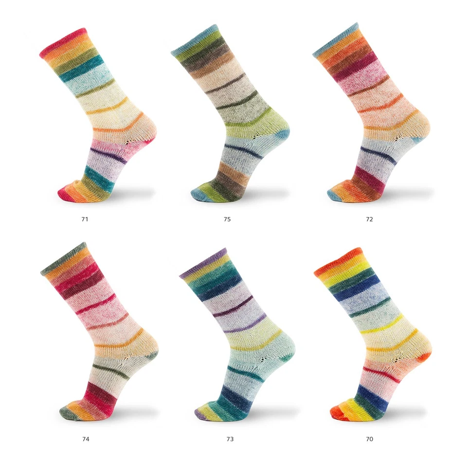 Concept by Katia SYMMETRIC SOCKS & More ILLUSION Non Mulesing Wool 4fach