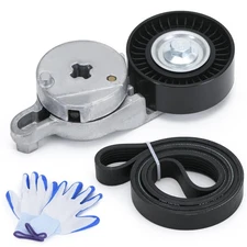 Engine Serpentine Belt Drive Kit with Tensioner Compatible with Toyota Camry